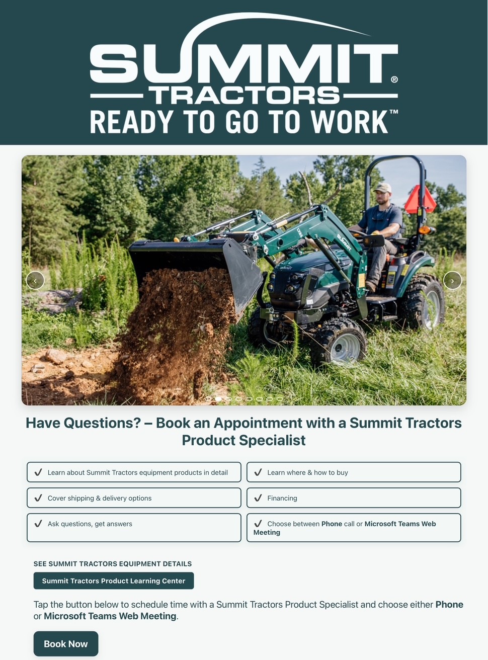 Schedule an Appointment