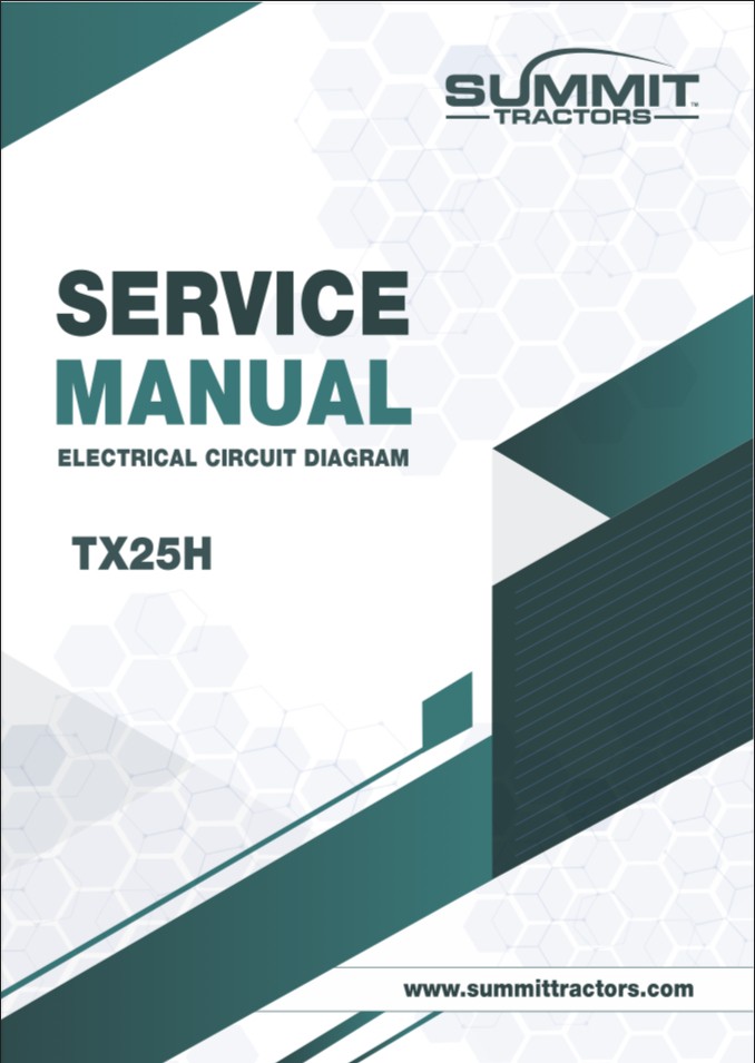 TX25H Tractor – Electrical Diagram