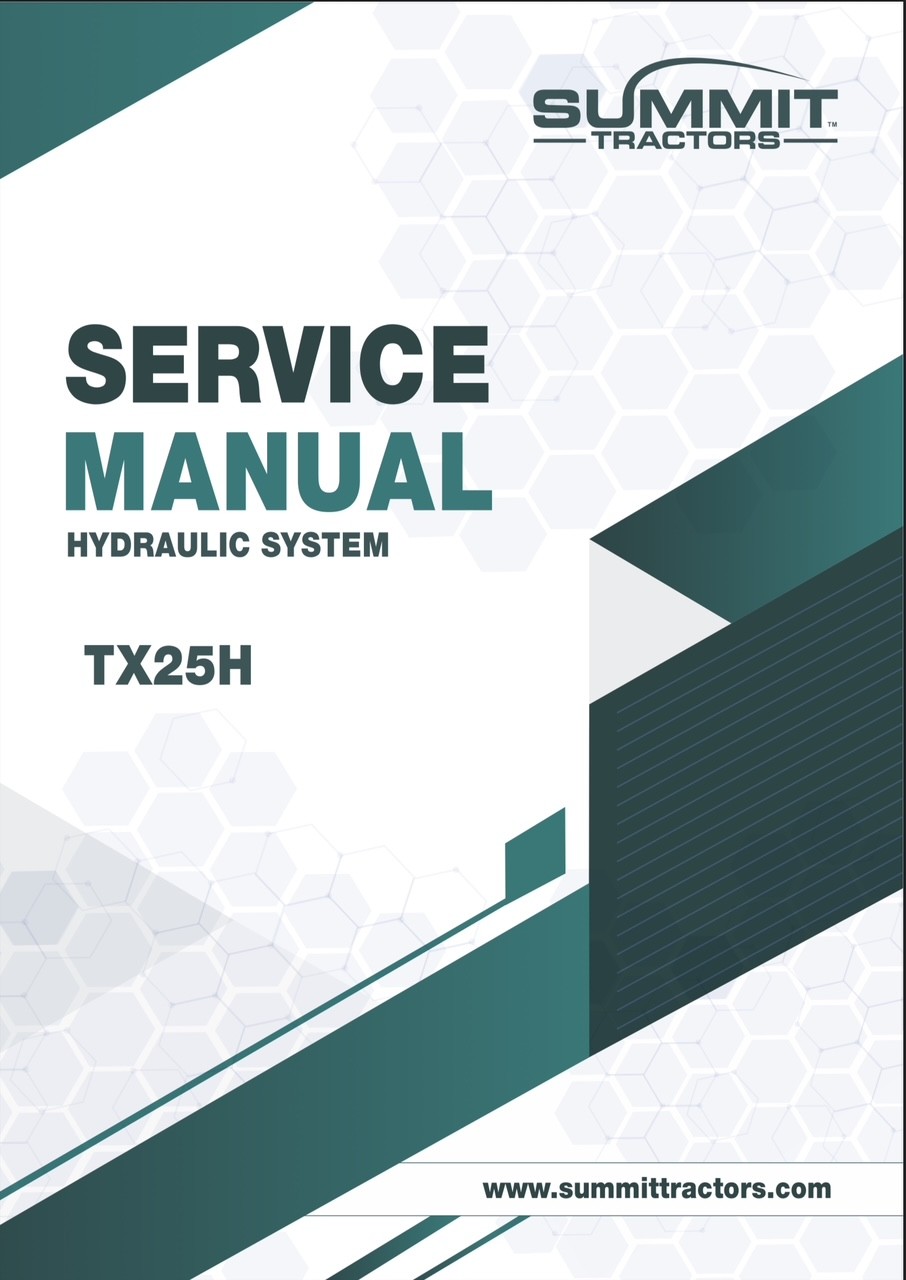 TX25H Tractor – Hydraulic System