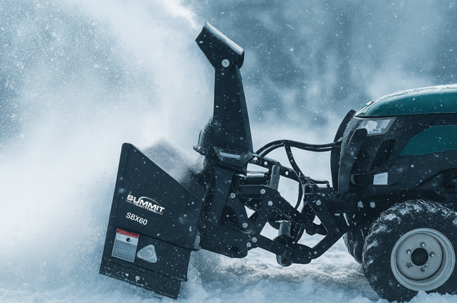 Summit Tractors 60" Front Mount Snow Blower
