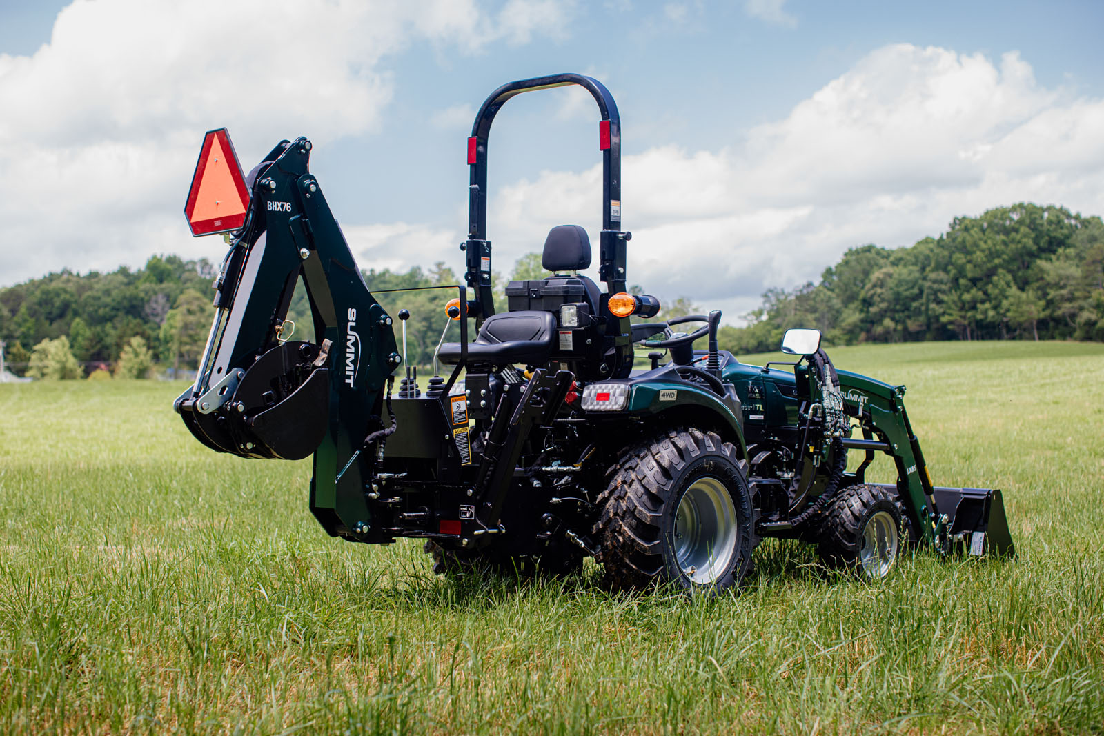 TX25H tractor and loader with backhoe