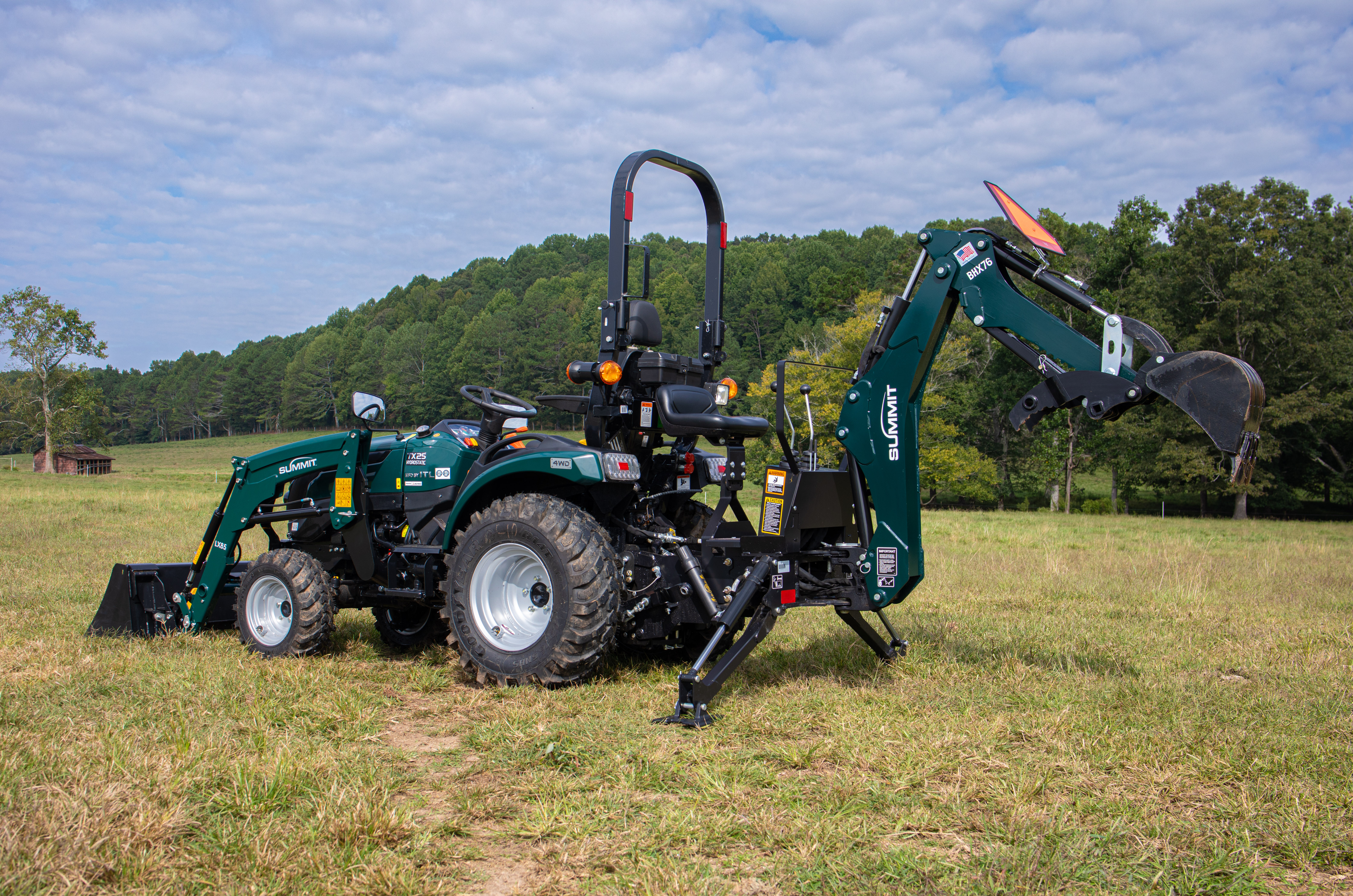Summit TX25H with backhoe image 1