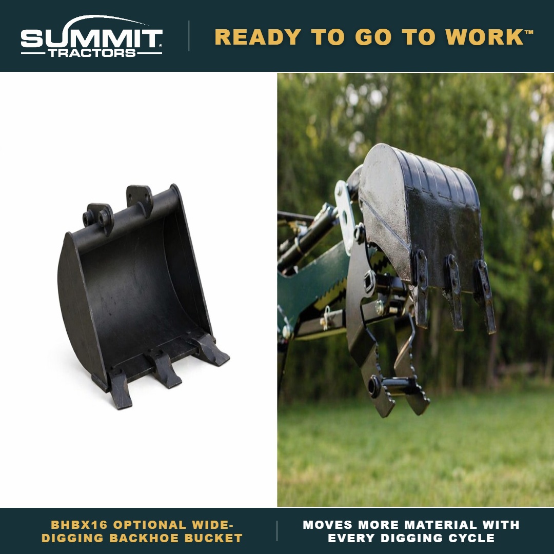 Optional 16" Bucket