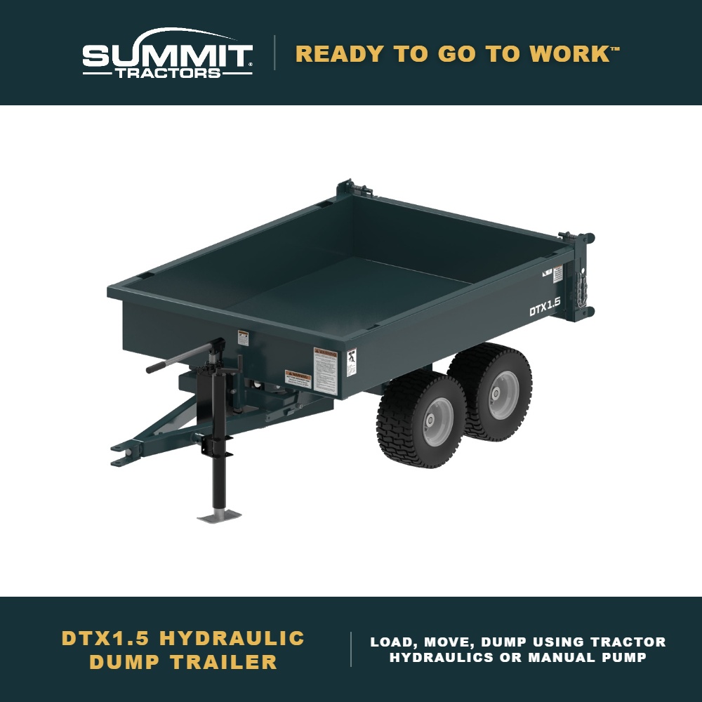 DTX1.5 Hydraulic Dump Trailer