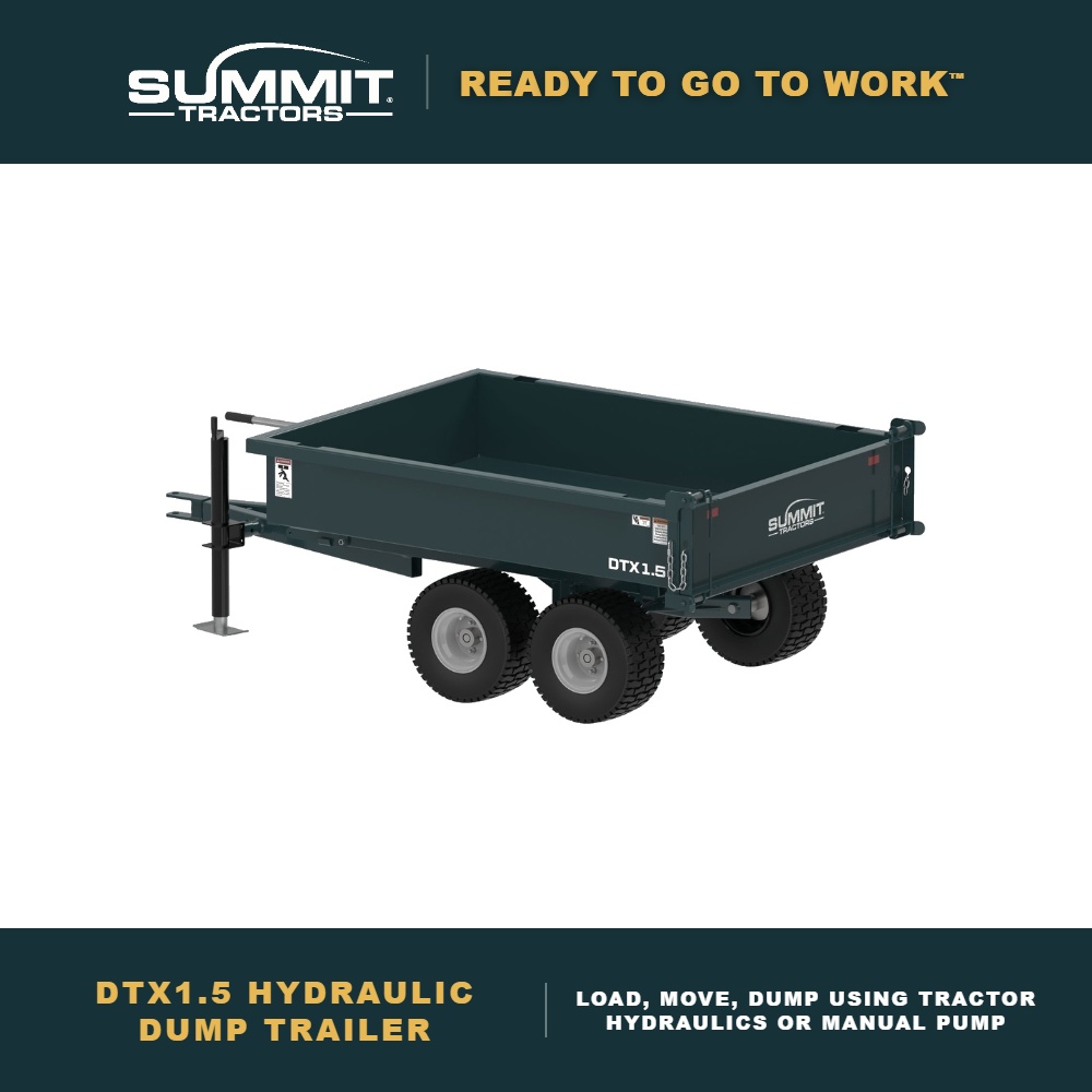 DTX1.5 Hydraulic Dump Trailer