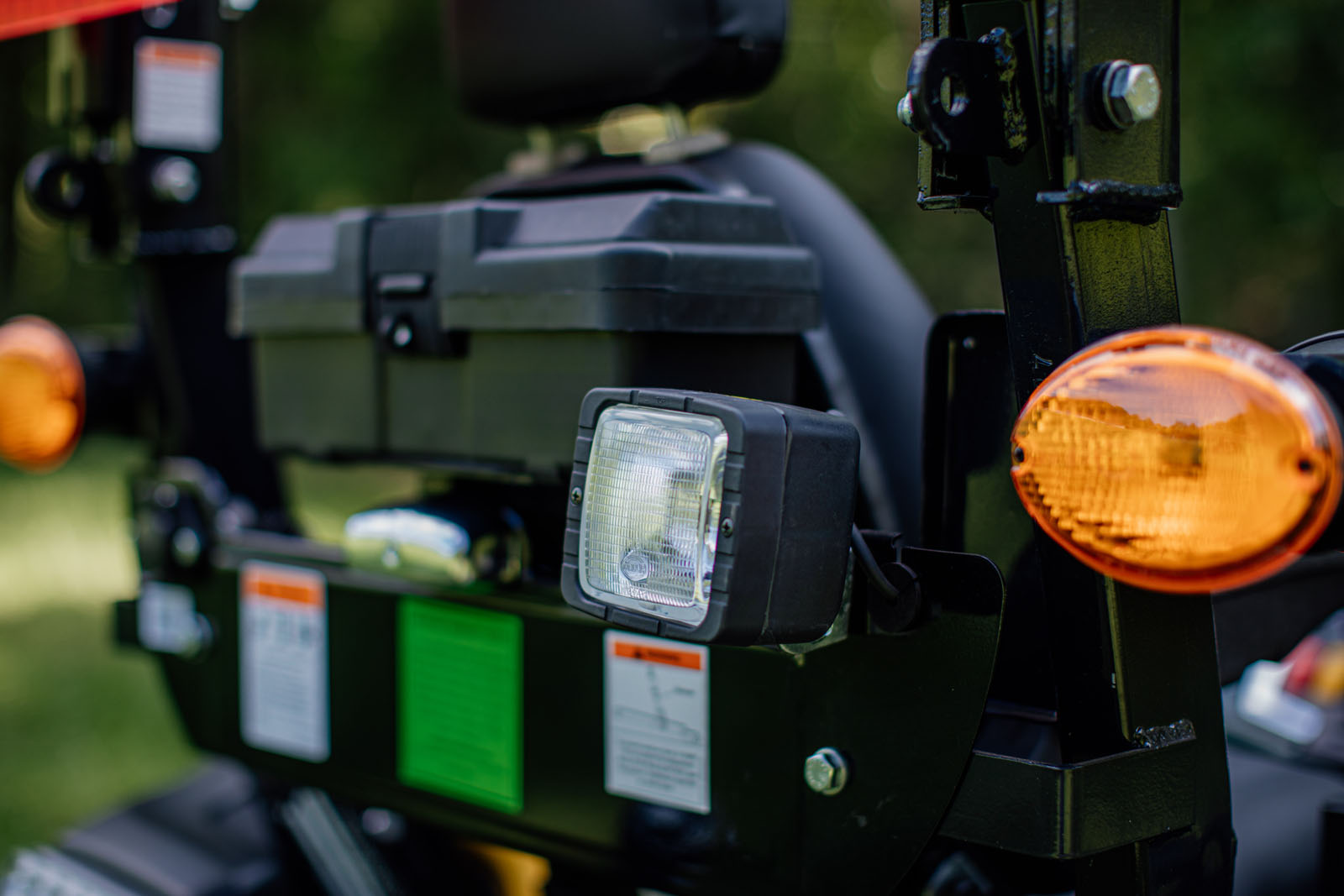 TX25H Rear Work Light and Toolbox